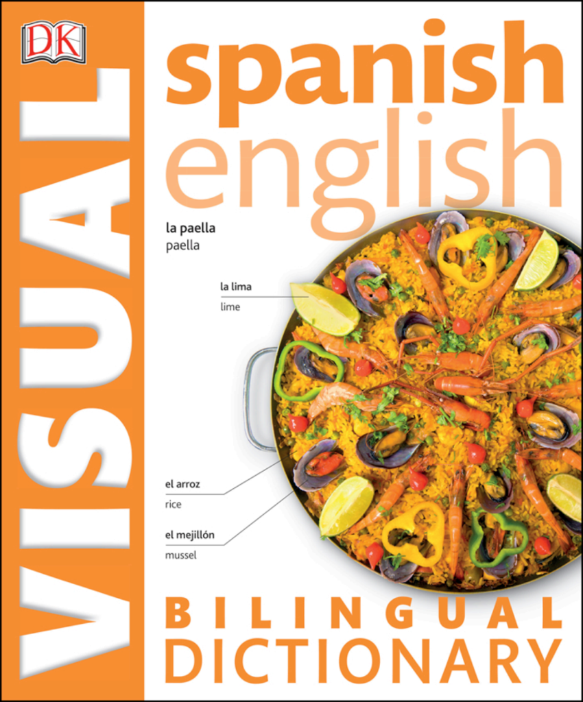 Spanish English Bilingual Visual Dictionary Book